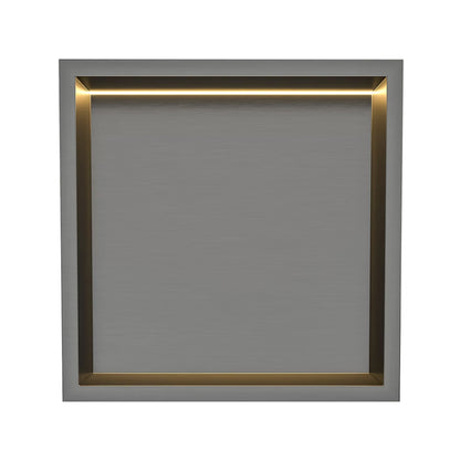 Thermopanel Gunmetal LED Shower Niche | Stainless Steel Recessed Wall Niche