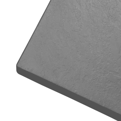 Thermopanel SMC Slate Effect Corner Shower Tray - Grey
