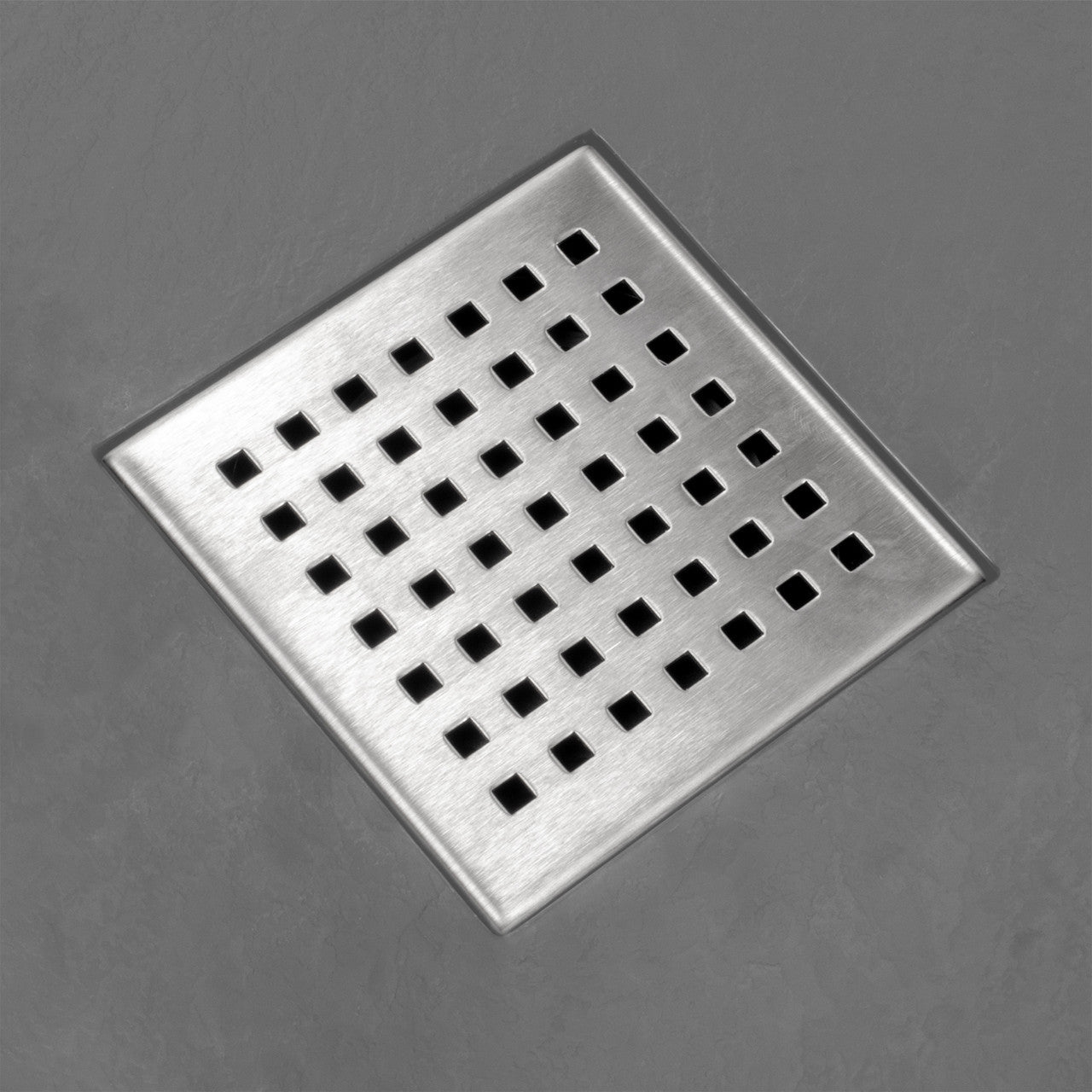 Thermopanel SMC Slate Effect Corner Shower Tray - Grey