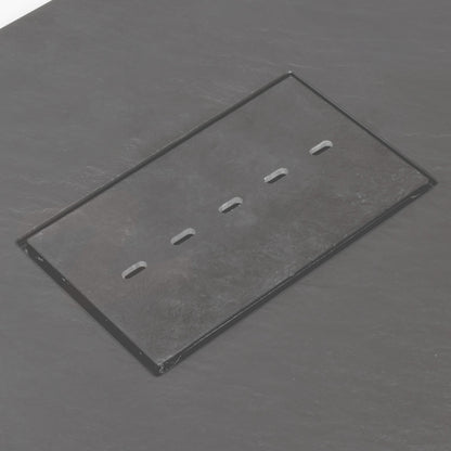 Grey SMC Drain Cover with Holes