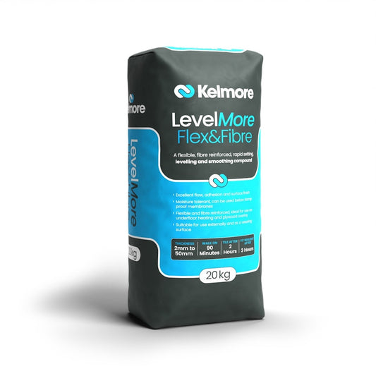 Kelmore Levelmore Flex&Fibre Self Levelling Compound (20kg)