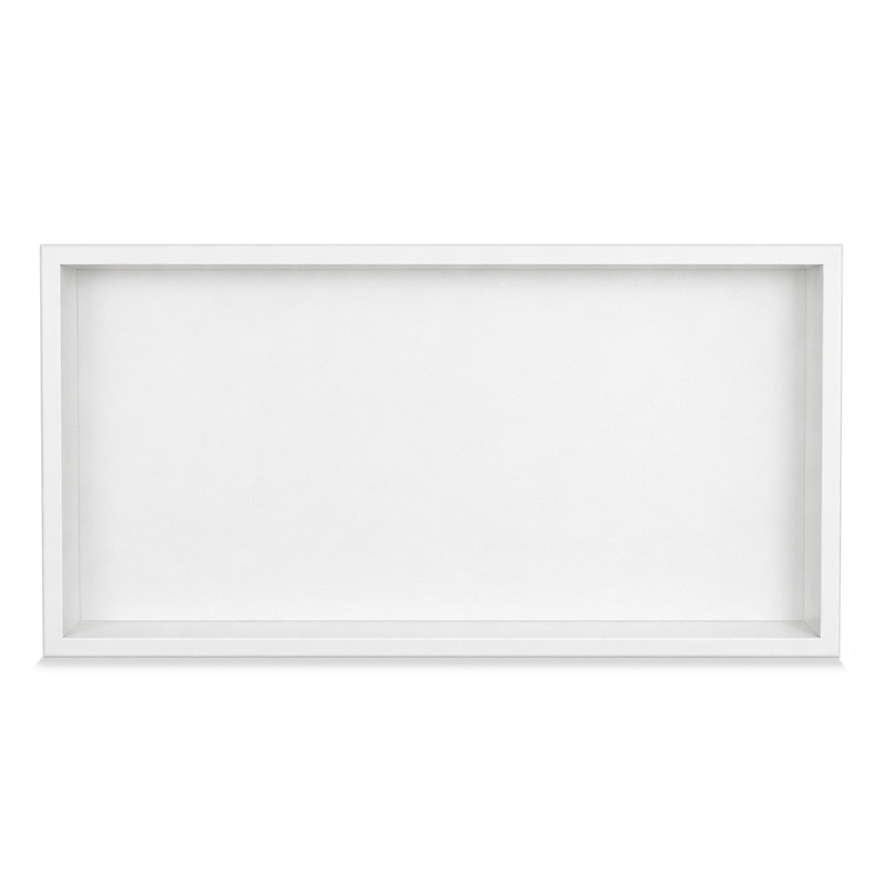 Thermopanel Stainless Steel Shower Niche with Optional LED - White (80mm Depth)