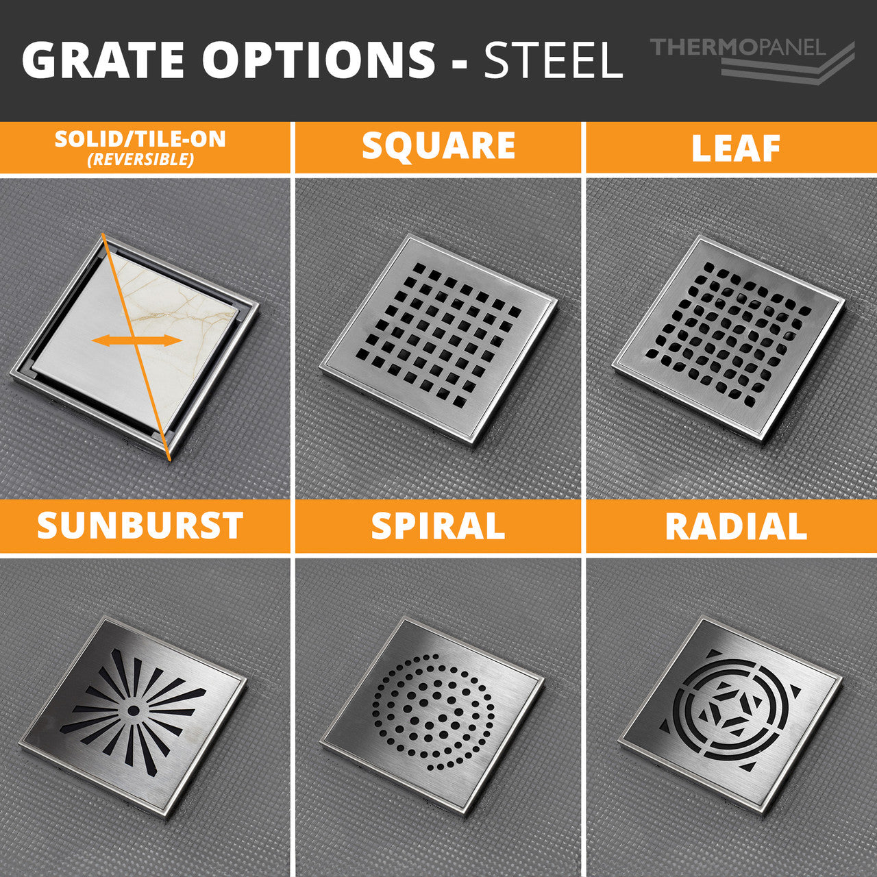 Square Drain Stainless Steel Grate Designs