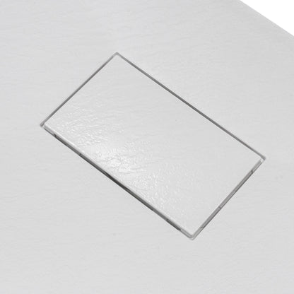 White SMC Drain Cover