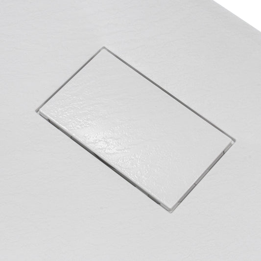 White SMC Drain Cover