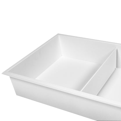 Thermopanel Stainless Steel Recess Shower Niche - White - (SSNW)