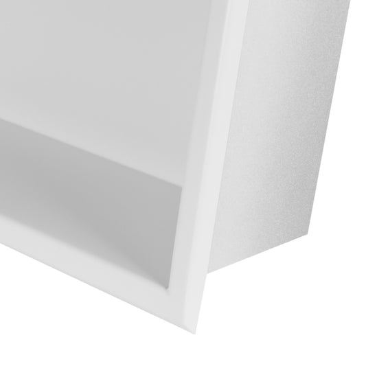 Thermopanel Stainless Steel Recess Shower Niche - White - (SSNW)