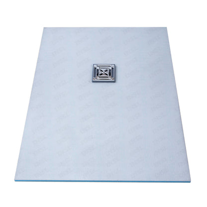 INSL8 Square Drain Wetroom Shower Trays - Offset Drain Position (ISF - OFF)