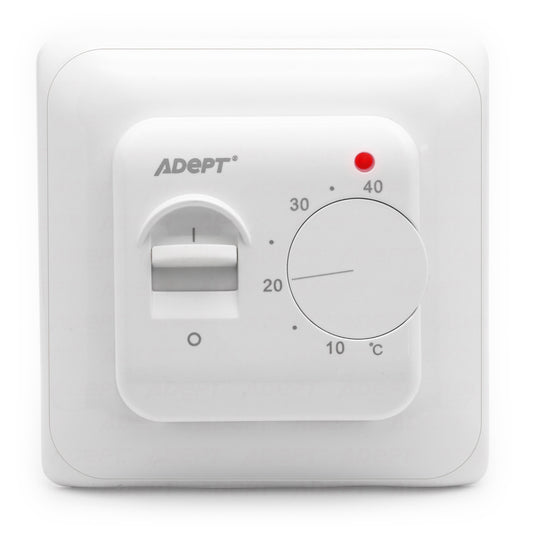 Adept Manual Thermostat for Electric Underfloor Heating