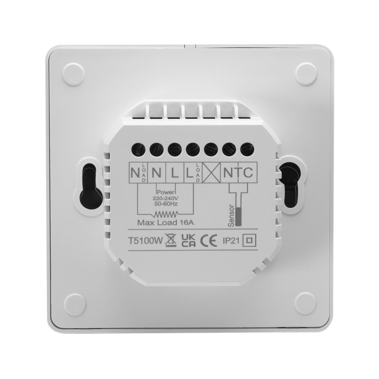 Adept T5100 Programmable Thermostat - White