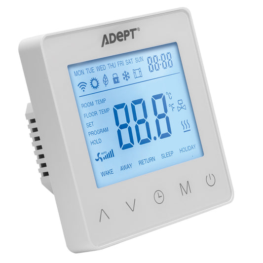 Adept T5100 Programmable Thermostat - White