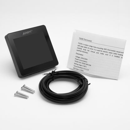 Adept T6200 WiFi Touchscreen Thermostat - Black