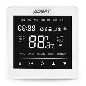 Adept T6200 WiFi Touchscreen Thermostat - White