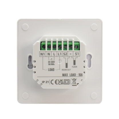 Adept T6300W Smart WiFi Thermostat for Underfloor Heating - White