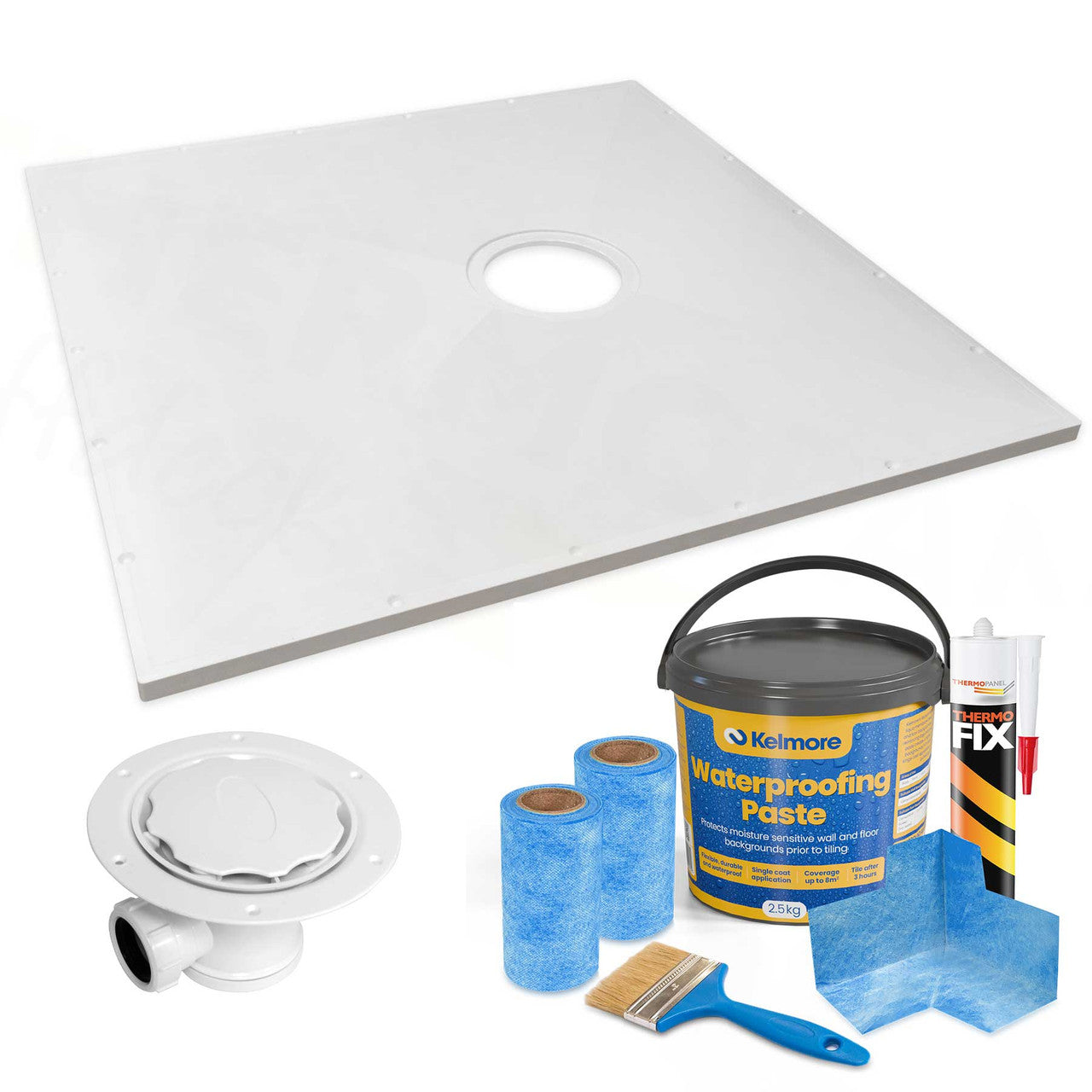 Thermopanel Tuffdeck Shower Tray Floor Formers for Vinyl Floors