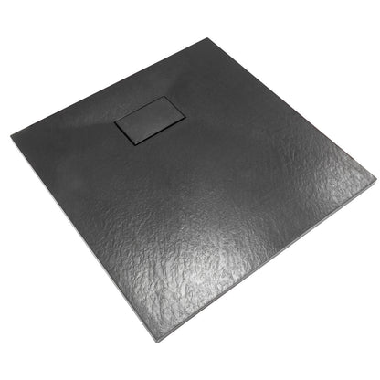 Thermopanel SMC Slate Effect Shower Tray - Black