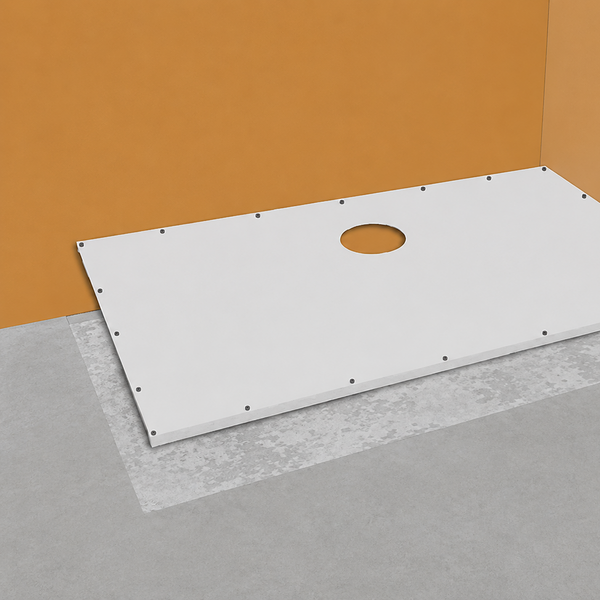 Vinyl Wetroom Shower Trays - Install on Concrete
