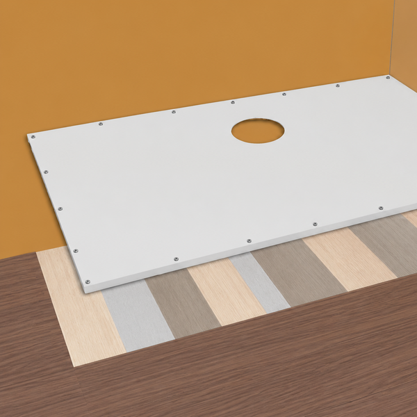 Vinyl Wetroom Shower Trays - Install on Wooden Floors