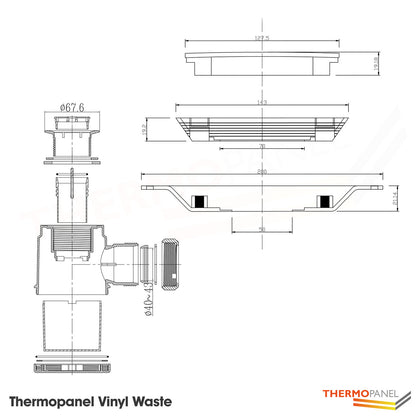 Thermopanel Tuffdeck Shower Tray Floor Formers for Vinyl Floors