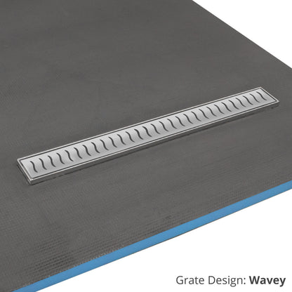 Wavey Linear Grate