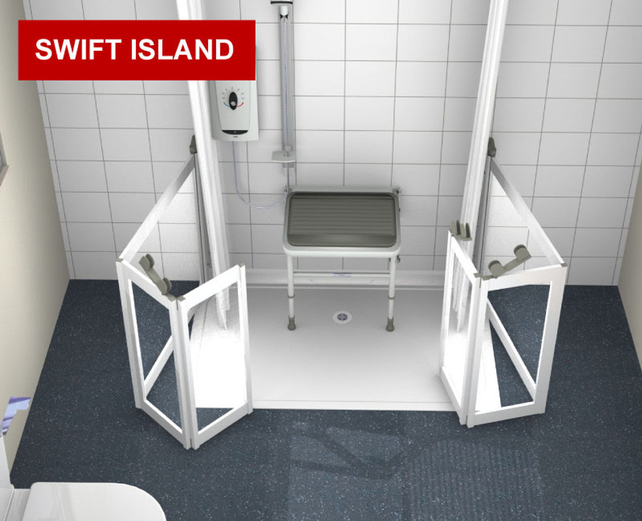 SWIFT Level Access Corner Shower Trays
